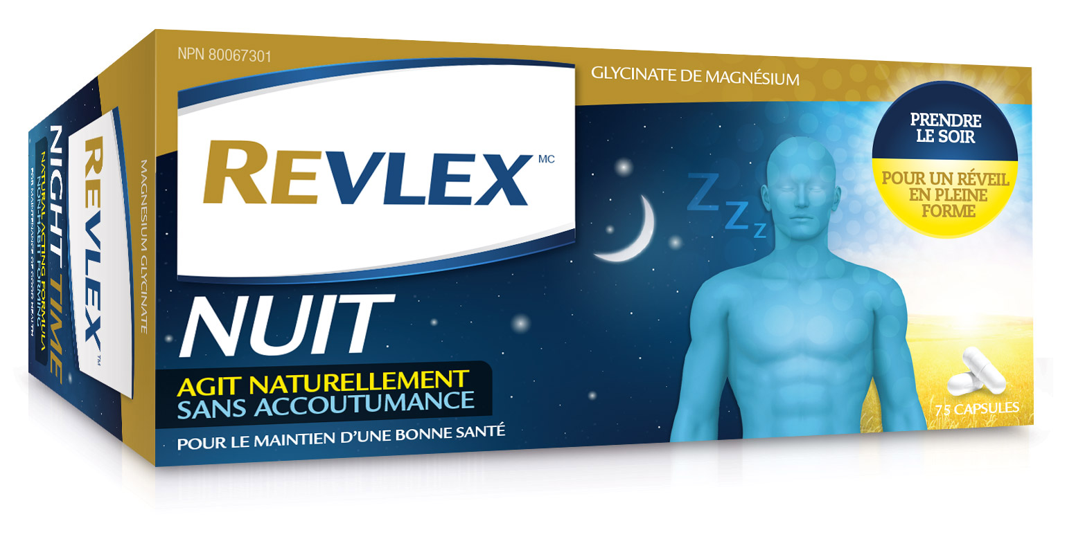Revlex™ Nighttime natural sleep aid medication pills capsules